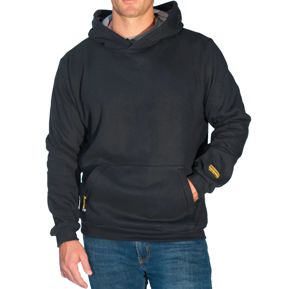 Benchmark Black FR Hooded Pullover from Columbia Safety